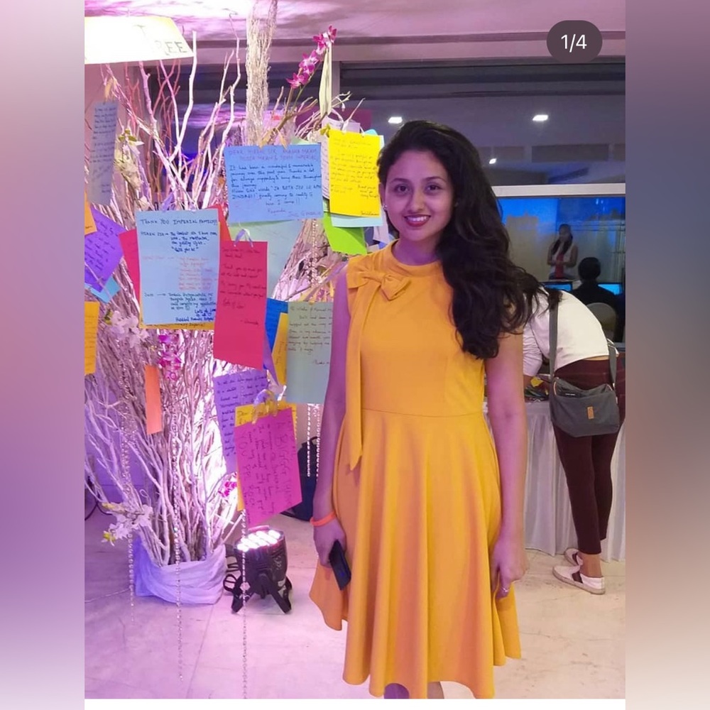 Yellow dress